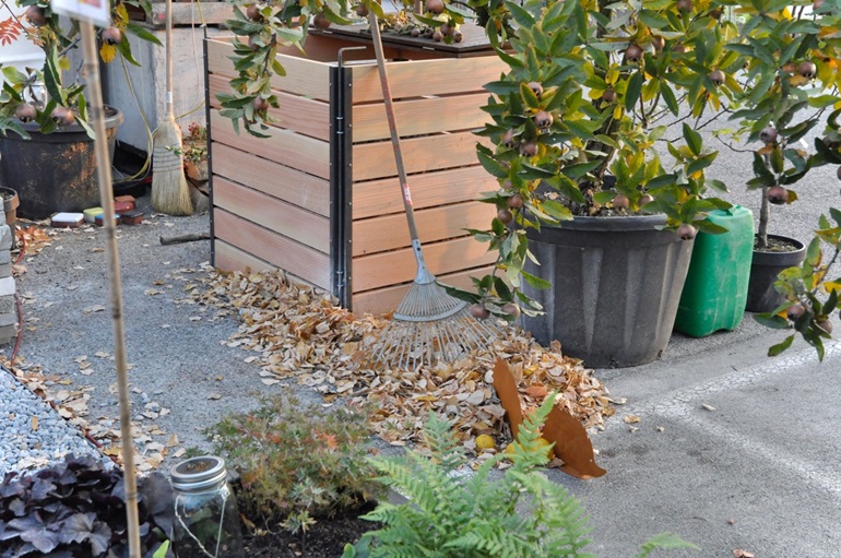 Kompost Silo eckig mit Deckel